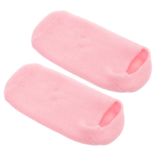 FOMIYES 1paare Silikonsocken Für Rissige Füße Feuchtigkeitsspendende Fußpflege Gel-feuchtigkeitssocken Für Trockene Fersen Pflege Für Damen Und Herren von FOMIYES