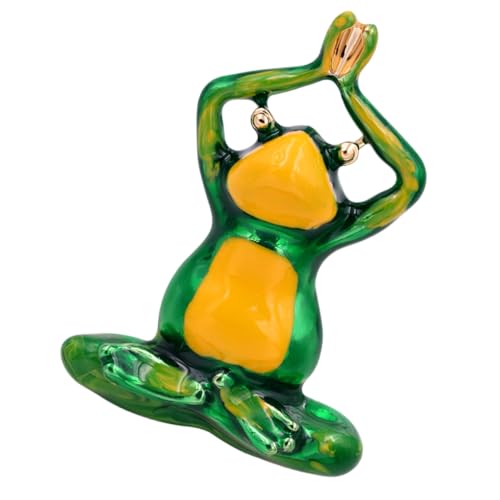 FOMIYES 1Pc Frosch Brosche Mode Brosche Kreative Brosche Pin Breastpin Brosche Kleidung Brosche Party Brosche Grün von FOMIYES