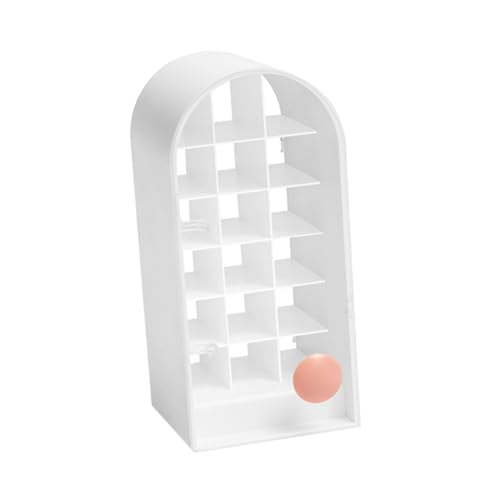 FOMIYES Lippenstift Organizer Box Lip Gloss Halter Aufbewahrungs-organizer Für Schreibtisch Weiß von FOMIYES