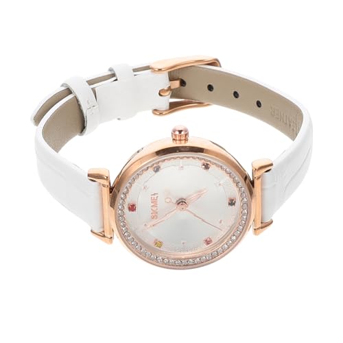 FOMIYES Damen Freizeit Uhr Mit Dekorativem Ziffernblatt Und Atmungsaktivem Armband Stilvolle Armbanduhr Für Mädchen Und Erwachsene Langlebige Materialien von FOMIYES