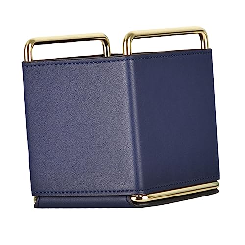 FOMIYES Eleganter Desktop-organizer - 1 Stück Make-up-box Mit Leder Aufbewahrungseimer Für von FOMIYES