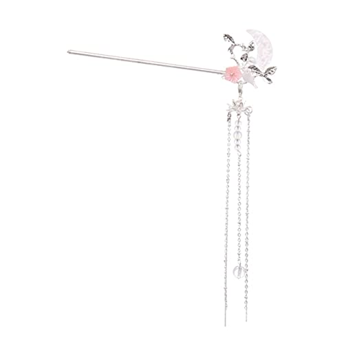 FOMIYES Hochsteckfrisur Haarnadel Quasten Haarstab Mond Design für Frauen Mädchen Dutt Haarnadel Langlebig für Besondere Anlässe von FOMIYES