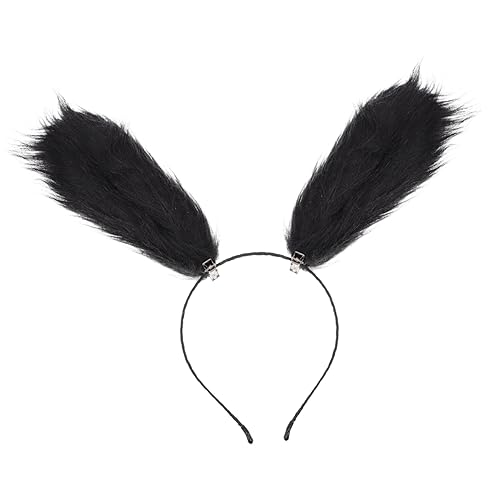 FOMIYES Kaninchen Stirnband Plüsch Hasenohren Kopfschmuck Requisite Kostüm Party Haarband Tierohr Haarreifen Karneval Festival Dekorieren von FOMIYES