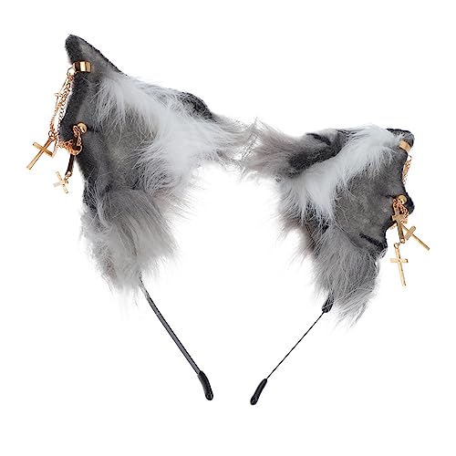 FOMIYES 1pc Halloween Ohr Kette Teufel Bat Stirnband Cosplay Erwachsene Headwear für Party von FOMIYES