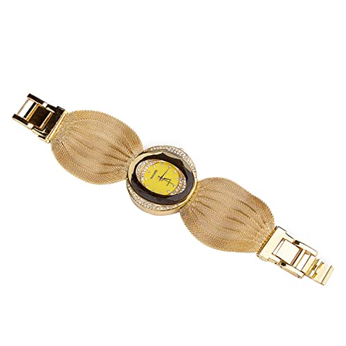 FOMIYES Schicke Ovale Quarzuhr Für Damen Mit Netzarmband Stilvolle Damenarmbanduhr Ergonomisches Design Modische Uhr Für Alltag Und Besondere Anlässe von FOMIYES