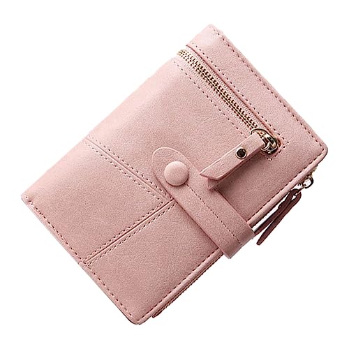 FOMIYES 1Stück Damen Geldbörse PU Tragbarer Münzbeutel mit Fächern Einfachem Design für Shopping Reisen Geschäftsreisen Tiefem Praktische Aufbewahrungstasche von FOMIYES