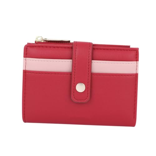 FOMIYES Faltbare Damen Geldbörse Aus Pu Mit Für Karten Münzen Bargeld Und Kleinigkeiten Schicke Geldbörse Für Damen von FOMIYES