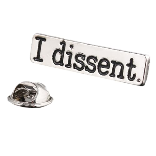 FOMIYES 1Stück Dekorative Kleidungsbrosche mit Ich Widerspreche Stilvoller Anstecker für Frauen Modisches Brust Pin für Jacken Taschen Accessoires von FOMIYES