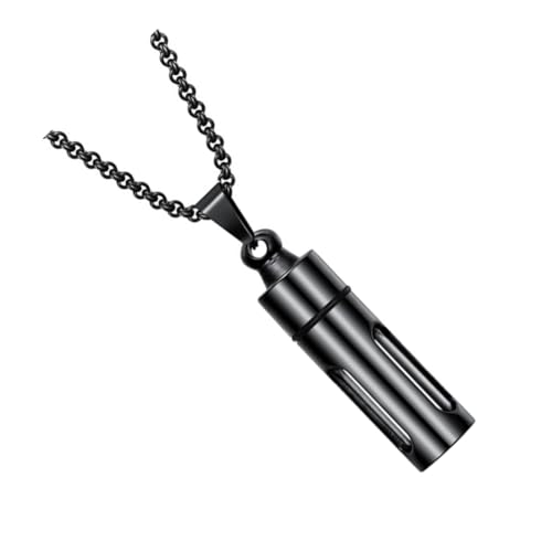 FOMIYES 1Stück Einzigartiger Aroma Halskettenanhänger Stilvolle Parfümflasche Kreatives Design mit Edelstahlkette Partys für Freunde Familie von FOMIYES