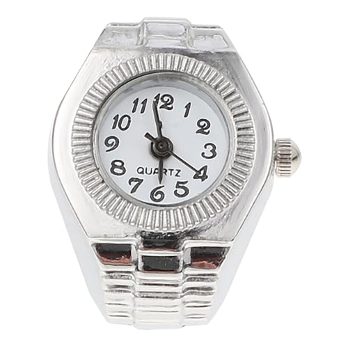 FOMIYES Ziffern Fingeruhr Für Damen Quarzuhr Mit Elastischem Band Digitale Anzeige Für Bequemes Zeitlesen Modische Und Praktische Armbanduhr Für Frauen von FOMIYES