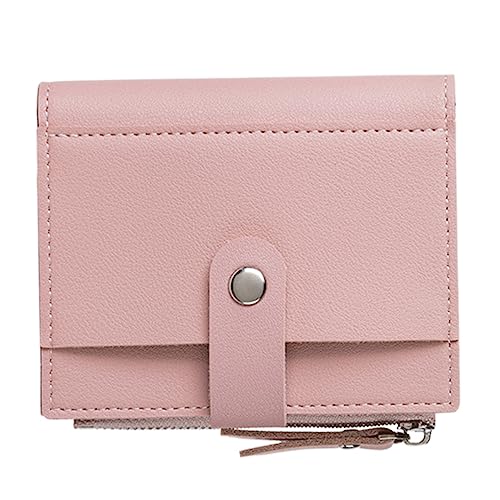 FOMIYES Frauen Kurze Stil Karten Brieftasche Multifunktionale Geldbörse Lagerung Tasche Aus Hochwertigem Pu Vielen Fächern Für Karten Und Münzen Leicht Zu Verstauen Passt in von FOMIYES