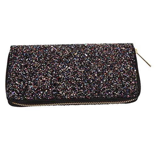 FOMIYES 1Stück Glänzende Damen Geldbörse Stilvolle Handtasche mit Reißverschluss Hochwertigem PU für Besondere Anlässe für Frauen Elegant von FOMIYES