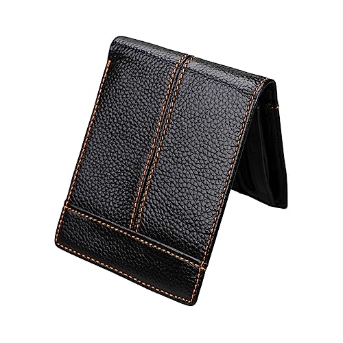 FOMIYES 1Stück Herren RFID Blockierende Ledergeldbörse Kurze Brieftasche Hochwertigem Retro Langlebiges Portemonnaie für Männer für von FOMIYES