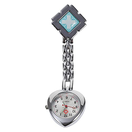 FOMIYES Kreative Arzt Taschenuhr Krankenschwester Clip On Uhr Langlebiger Legierung Präzise Pflegeuhr Tragbar für Medizinische Anwendungen von FOMIYES