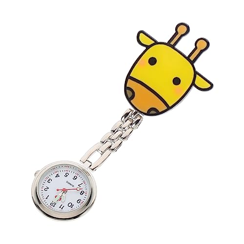 FOMIYES Taschenuhr Für Krankenschwestern Mit Clip-Design Tierform-Uhr Cartoon-Uhr Quarzwerk Für Präzision Geeignet Für Pflege-Studenten Und Ärzte von FOMIYES