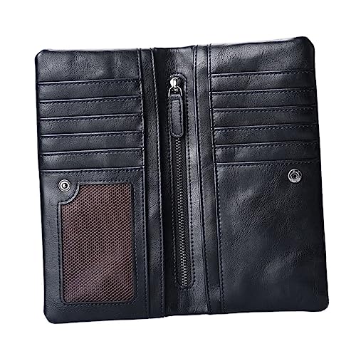 FOMIYES Geldbörse Für Männer Mit Großer Kapazität Stilvolle Geldbörse Aus Faltbare Brieftasche Für Herren Praktische Für Bargeld Und Karten Schicke von FOMIYES