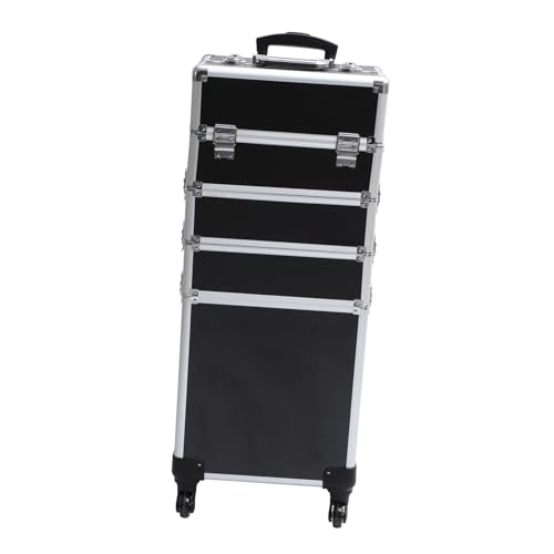FOMIYES 1Stück Rolling Makeup Trolley mit Abnehmbaren Fächern Großer Kosmetik Organizer für Reisen Hochzeiten Fotografie Ergonomischer für Einfachen Transport Design FOMIYES 1Stück Rolling Makeup Trolley mit Abnehmbaren Fächern Großer Kosmetik Organizer für Reisen Hochzeiten Fotografie Ergonomischer für Einfachen Transport Design von FOMIYES