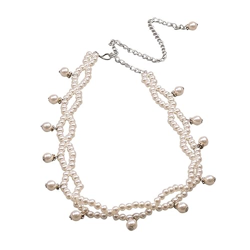 FOMIYES Taillenkette Für Damen Perlenkette Bauchkette Taillenaccessoire Kleidungsaccessoire Hergestellt Aus Hochwertigen Kunstperlen von FOMIYES