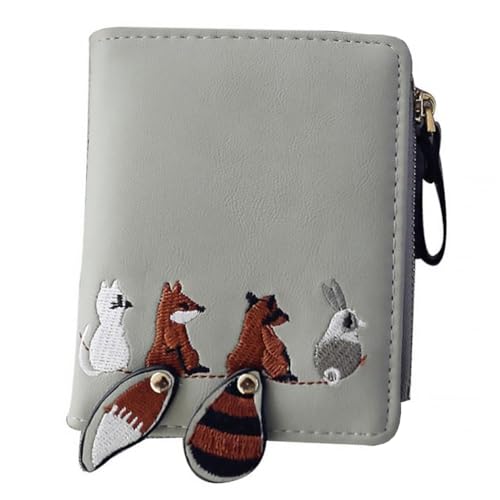 FOMIYES Kompakte Damenbörse Aus Faltbares Tiermotiv-portemonnaie in Vielseitige Geld Kreditkartenhalter Robuste Stilvolle Geldbörse Für Alltag Und Besondere Anlässe von FOMIYES