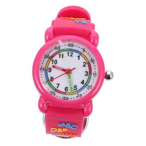 FOMIYES Cartoon Uhr Für Mädchen 3D Mädchenuhr Langlebiges Silikon Präzise Zeitmessung Für Kinder Und Schüler Farbenfrohes Design von FOMIYES