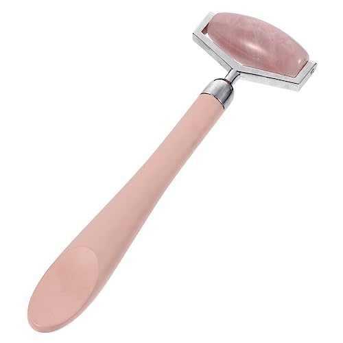 FOMIYES 1stk Jade-walze Gesichtsrollenmassagegerät Rosa Gesichtsroller Jaderoller Für Frauen Jade-augenroller Roller-scraping-massage Jade-hautrolle Aluminiumlegierung Rose Pflege Fräulein von FOMIYES