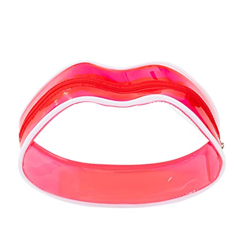 FOMIYES 1stk PVC-lippenstifttasche Schminktaschen Für Frauen Kosmetiktasche Mit Reißverschluss Transparente Kulturtasche Reisetasche Mit Reißverschluss Tragetasche Tragbar Urlaub von FOMIYES