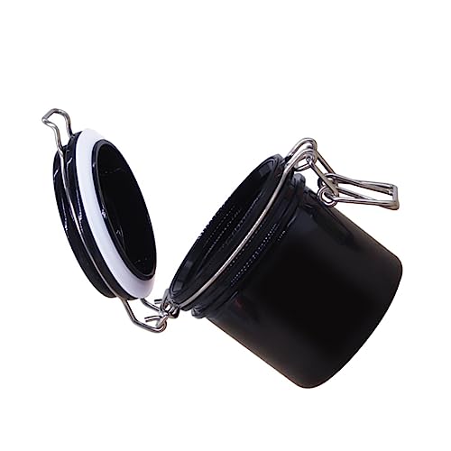 FOMIYES 1stück Eyelash Glue Storage Jar Schwarzer Versiegelter Organizer Für Wimpernverlängerungen Tragbar Und Langlebig Für Zuhause Und Reisen Schützt Vor Feuchtigkeit Und Schmutz von FOMIYES