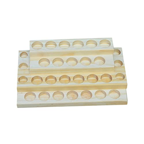 FOMIYES Holzbox Für Ätherische Öle Lagerregal Stufenregal Organizer Aufbewahrungsbox Für Aromatherapieöle Desktop-ölhalter von FOMIYES