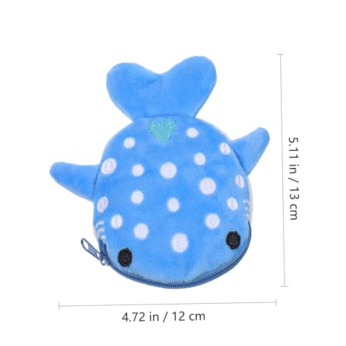 FOMIYES 2 Kleine Plüsch Münzgeldbörse Niedliche Geldbeutel für Frauen und Weiche Leichte Portemonnaies mit Reißverschluss Multifunktionale Aufbewahrung für Kleingeld und Kleine von FOMIYES