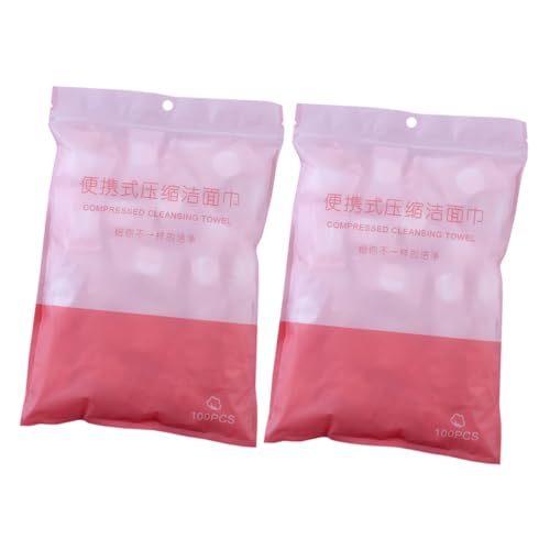 FOMIYES Komprimierte Handtücher 2 Beutel Hohe Saugfähigkeit Ideal Für Reisen Spa- Und Schönheitssalons von FOMIYES