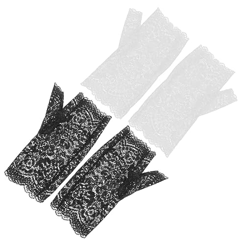 FOMIYES Brautsonnen-spitzenhandschuhe Für Hochzeitskleider von FOMIYES