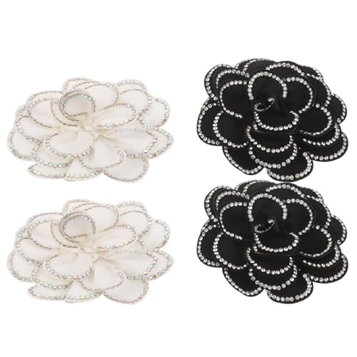 FOMIYES 2 Paare Abnehmbare Rosenblüten Dekoration für Hochzeits und Partyschuhe Hochzeitsaccessoires für Damen Hochhackige Sandalen und Brautschuhe von FOMIYES