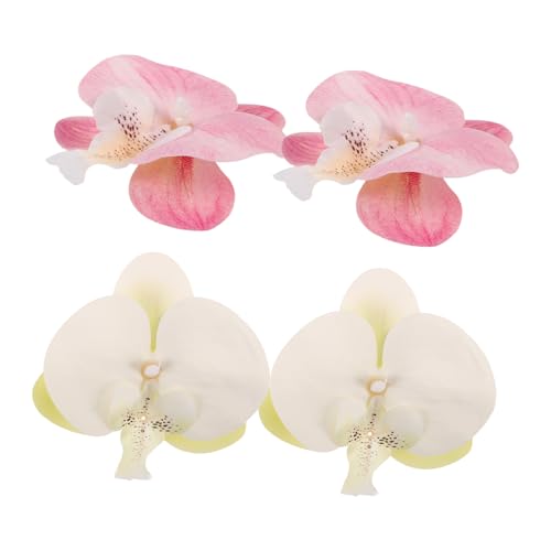FOMIYES 2paare Blumen-schuhclips Mit Orchideen-motiv Für Damen Dekorative Schnallen Für Flip-flops Sandalen Hochzeits-accessoires Sommerliche Schmuckstücke Leicht Anbringbar von FOMIYES