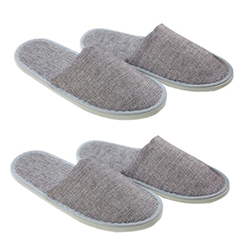 FOMIYES 2 Paare Einweg hotel slipper Modische Rutschfeste Damen Hausschuhe Leichte Bequeme Einweg pantoffeln für Sommer Gästezimmer Spa und Reisegebrauch von FOMIYES