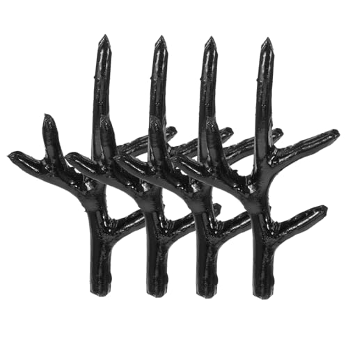 FOMIYES 2paare Hirschgeweih Aus Kunststoff Zum Basteln Geweih-diy-zubehör Für Stirnband Haarnadeln Haarspangen Diy-bastelzubehör Weihnachts-kopfschmuck von FOMIYES