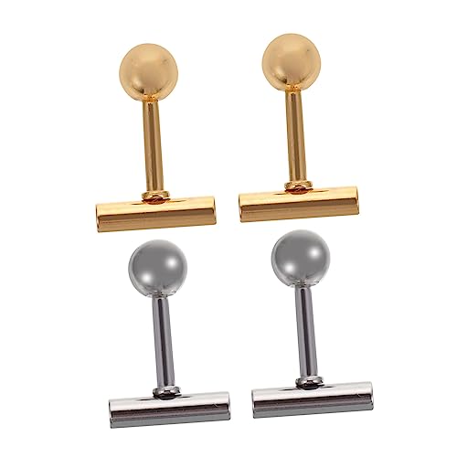 FOMIYES 2 Paar Einfache Ohrstecker Aus Edelstahl Kleine Ohrringe Für Männer Und Frauen Unisex Elegantes Design Sicher Und Langlebig von FOMIYES