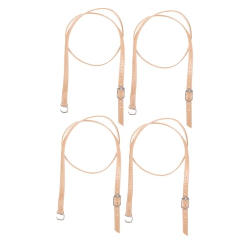 FOMIYES 2 Paare PU High Heel Schuhriemen Verstellbare Anti rutsch Schnürsenkel Kreuzband Design für Damen Pumps Sicherer Halt und Verbesserte Stabilität Schnelle Anpassung Hautfarbe von FOMIYES