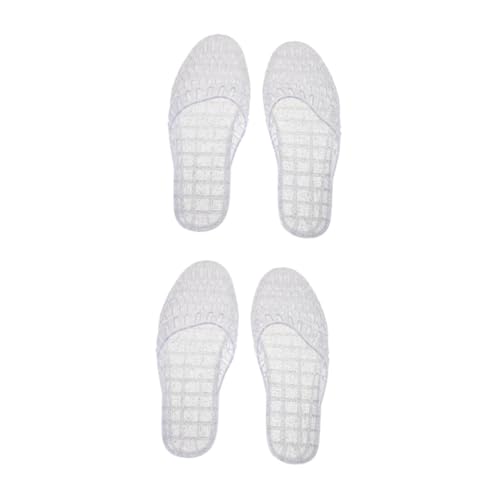 FOMIYES 2 Paare Transparente Damen Hausschuhe Leichte Rutschfeste Flats aus Weichem Kunststoff Wasserfeste Sandalen für Innen Außen Strand und Sommer Glitzernde Badeschuhe FOMIYES 2 Paare Transparente Damen Hausschuhe Leichte Rutschfeste Flats aus Weichem Kunststoff Wasserfeste Sandalen für Innen Außen Strand und Sommer Glitzernde Badeschuhe von FOMIYES