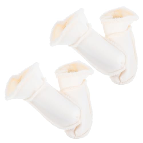 FOMIYES 2 Paare Winter Clog Schuhe Innenfutter Wärmend Weiches Plüsch Futter Einlegesohlen Für Damen Herren Komfortable Schuhüberzüge von FOMIYES