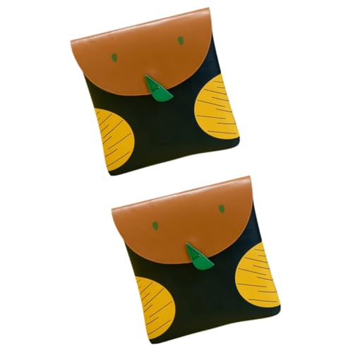 FOMIYES 2 STK Aufbewahrungstasche Reißverschluss-Geldbörse Reise-Kosmetiktasche Reisetasche für Damen damenbinden aufbewahrung aufbewahrung Kulturtasche Damenbindentasche Pu von FOMIYES