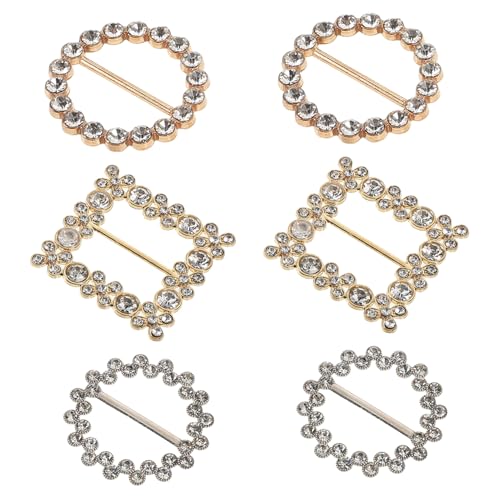 FOMIYES 2 Sätze Dekorative T Shirt Clips Mit Knopfverschluss Elegantes Design Zur Anpassung Ihrer Kleidung Für Hochzeiten Partys Kunstperlen Gefertigt 6 Stücke * 2 von FOMIYES