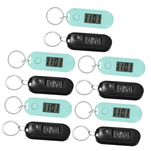 FOMIYES 2 Sätze Elektronische Uhr Schlüsselanhänger Tasche Tragbare Digitale Schlüsselanhänger Uhren Studenten Studenten Kunststoff 2 Stücke * 2 von FOMIYES