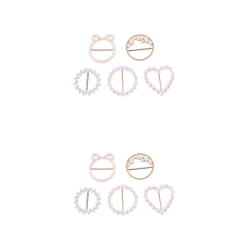 FOMIYES 2 Sätze Hochwertige Teiliges T Shirt Clips Modeschal Clip Ringe Für Kleidung Für Hochzeiten Partys Und Besondere Anlässe Verschönern Sie Ihre Outfits Mit Einzigartigen 5 Stücke * 2 von FOMIYES