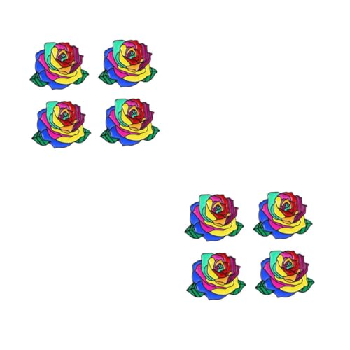 FOMIYES 2 Sätze Kreative Broschen Dekorative Broschen Legierung Für Kleidung Taschen Accessoires Blumenmotiv Für Festliche Anlässe 4 Stück * 2 von FOMIYES