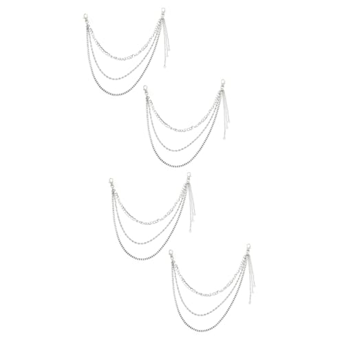 FOMIYES 2 Sätze Retro Hüftkette Für Herren Jeans Kette Im Hip Hop Vielseitig Kombinierbar Für Jeans Lederhosen 2 Stück * 2 von FOMIYES