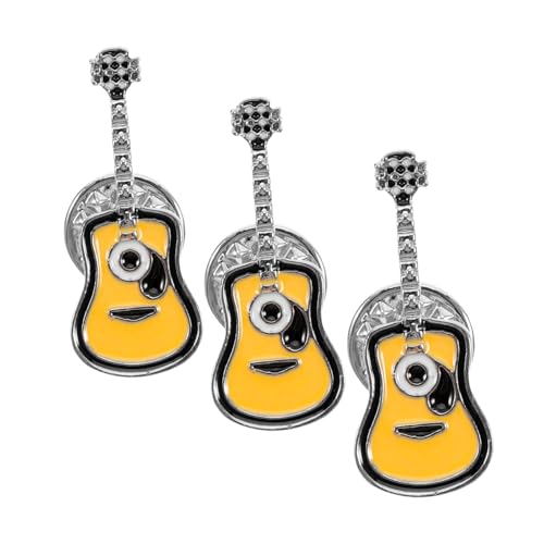 FOMIYES 2 Sätze Retro Punk Gitarren Broschen Teilig Farbenfrohe Emaille Anstecker Für Kleidung Taschen Jacken Perfektes Für Freunde Familie 3 Stück * 2 von FOMIYES