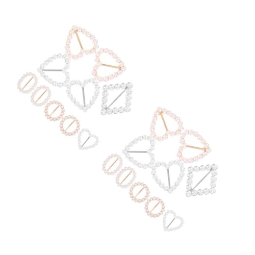 FOMIYES 2 Sätze Seidenschalknopf Mantel Eckknopf Kleidungsclip Ring Kragen Broschenclips T Shirt Clips Schalringclip Ankleideschnalle Schalschieberclips 10 Stück * 2 von FOMIYES
