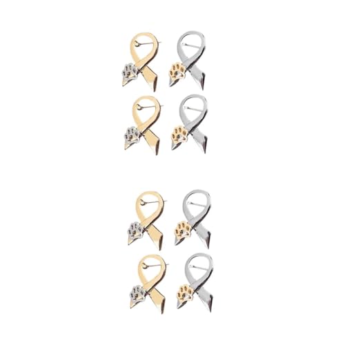 FOMIYES 2 Sätze Teiliges Cartoon Hundepfoten Brosche Kreative Anstecknadeln Für Kleidung Stilvolle Dekoration Für Pullover Kleider Und Schals 4 Stück * 2 von FOMIYES