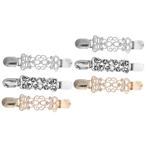 FOMIYES 2 Sätze Teiliges Damen Clips Für Kleider Blusen Eleganter Broschen Clip Für Cardigans Schals Verstellbarer Langlebiger Verschluss Modisches Accessoire Für Besondere 3 Stücke * 2 von FOMIYES