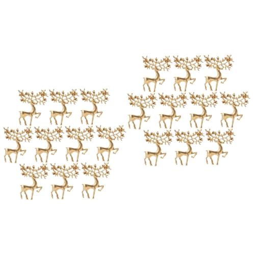 FOMIYES 2 Sätze Teiliges Elch Broschen Vintage Anstecknadeln Für Damen Und Herren Kleidung Accessoires Für Anzug Hemd Und Weihnachtsfeiern 10 Stück * 2 von FOMIYES